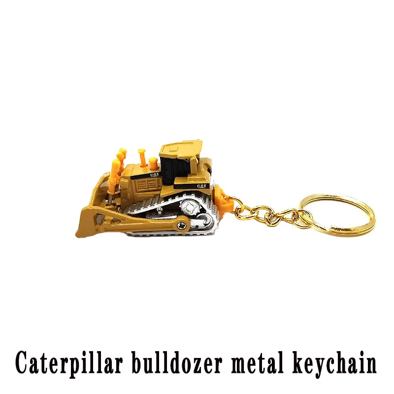 Caterpillar творческий брелок сплава бульдозер металлические ручки для подарков