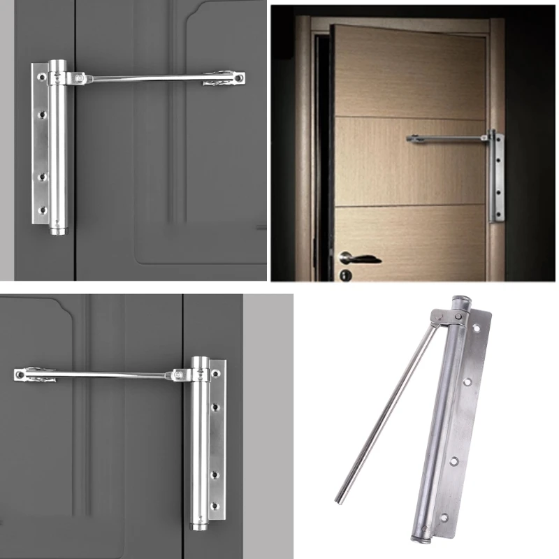 Door Closer Single Spring Adjustable Stainless Steel Automatic Door Closers US 
