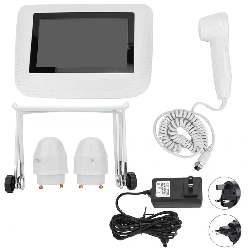 Skin Analyzer Electric Portable Facial Skin Detector Dermoscopy Tester For Diagnosis With 2 Lens
