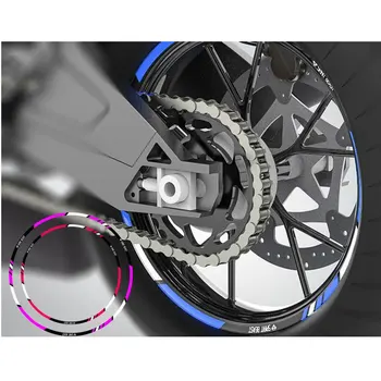 

Motorcycle Stickers Decals Reflective Strips Motocross Wheels 10/12/18in Motor Bike Rims Tape Tire Sticker Adeeing Styli