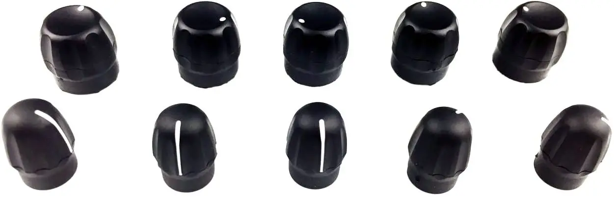

5Packs Volume Control knob Channel Selector Knob Button Cap Replacement for Motorola GP338 GP380 HT1550 HT1250 CP150 CP160