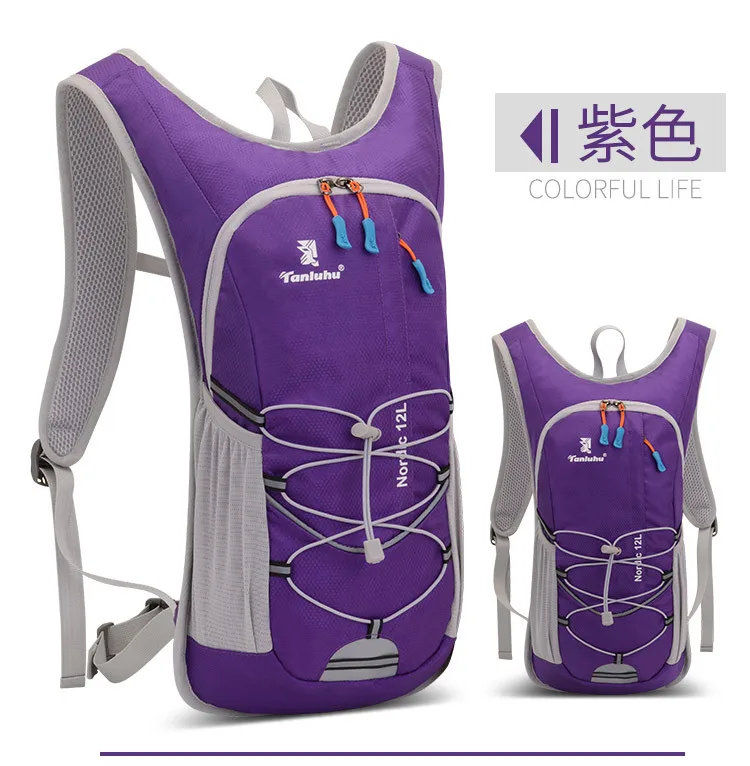 Беговая сумка Marathon TANLUHU 692 нейлон 12L спортивная сумка Велоспорт рюкзак для 2L водонепроницаемый рюкзак для активного отдыха альпинистская походная сумка