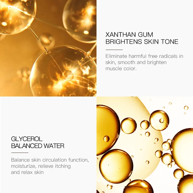 ODM OEM Moisturizing Essence Skin anti-aging 24k gold skin lightening serum
