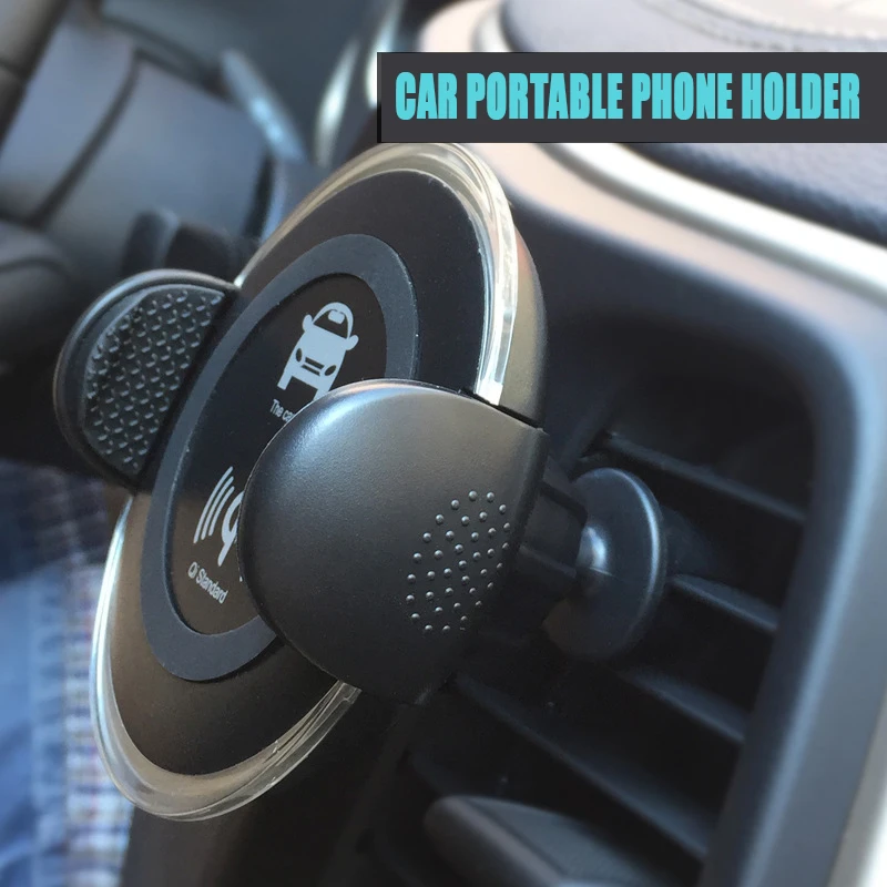 Vehicle-mounted Mobile Phone Bracket Wireless Car Charger 360-degree Adjustable Holder Navigation USB Fast | Мобильные телефоны и