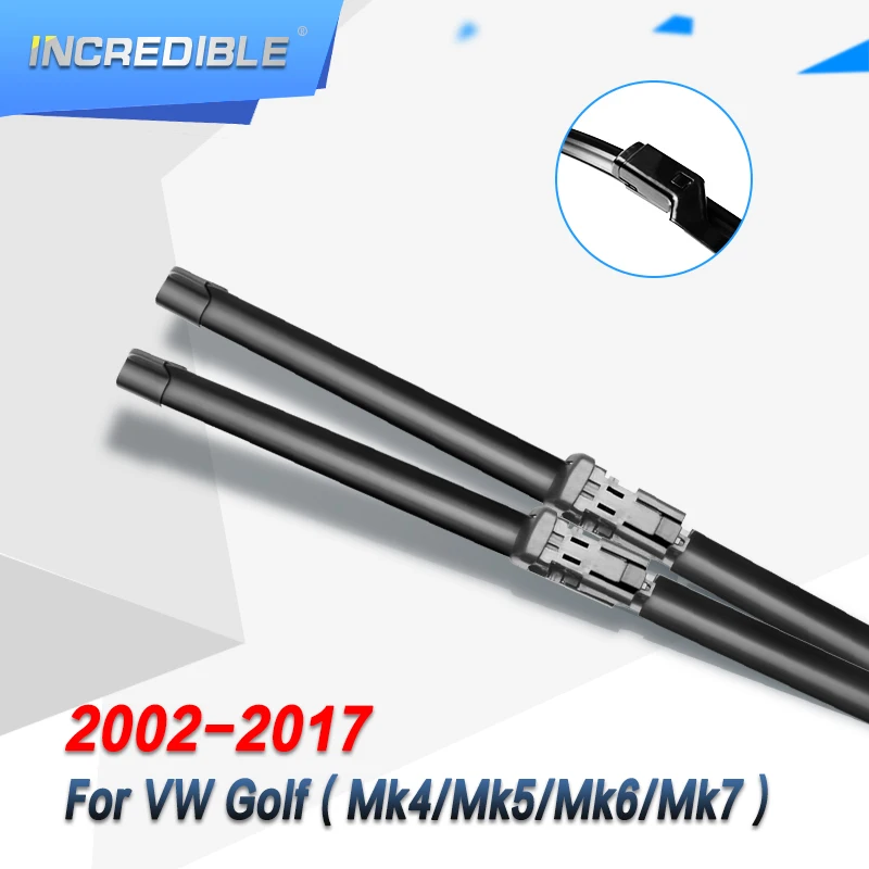 Невероятные щетки стеклоочистителя для Volkswagen VW Golf Mk4/Mk5/Mk6/Mk7 модельный год от 2002 до