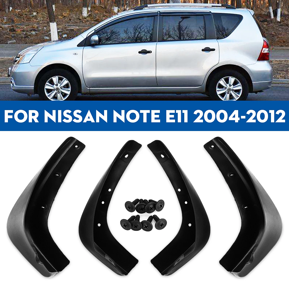 Брызговики для Nissan Note E11 аксессуары-2004 2012 | Автомобили и мотоциклы
