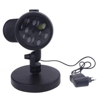 

US/EU/UK/AU Plug Christmas LED Projection Light 12 Pattern Film Projector Lamp