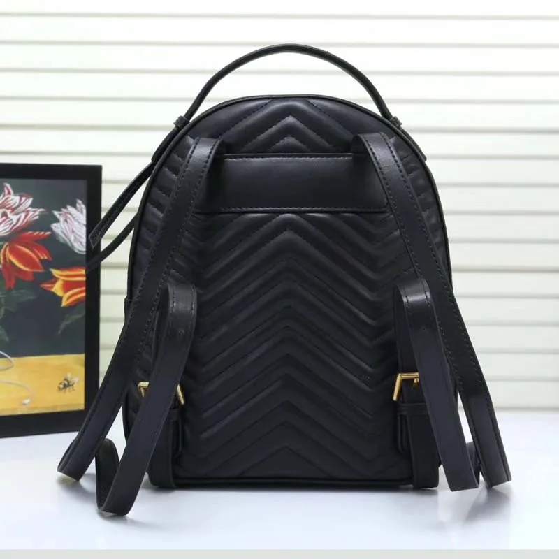 Luxury new backpacks high-end leather backpacks designed for fashionable women with large capacity