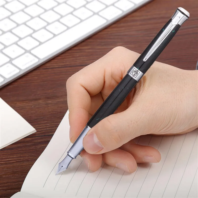 Picasso 903 Pimio Sweden Flower King Fountain Pen Gift Box Iridium Fine Nib, Multicolor Office