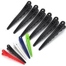 6 шт./компл. черного цвета для укладки волос раздел зажимом Pro салон Шпильки зажимы сжатия Пружина растяжения фиксации волос DIY прическа инструменты