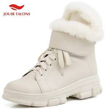 

2020 Big Size 43 Snow Boots Microfiber Short Plush Rubber Short Plush Flat With Round Toe Winter Women Shoes Woman