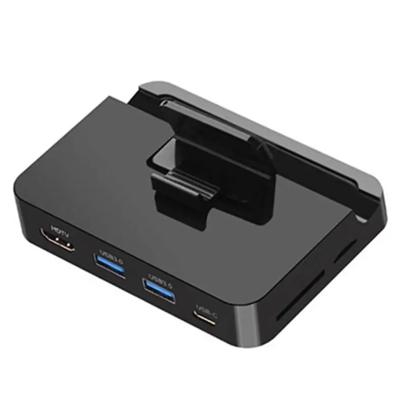 Чехол для телефона концентратор USB Type C Портативный конвертер адаптер док-станции с разрешением 4K HDMI 2 USB3.0 устройство для считывания с tf-карт PD