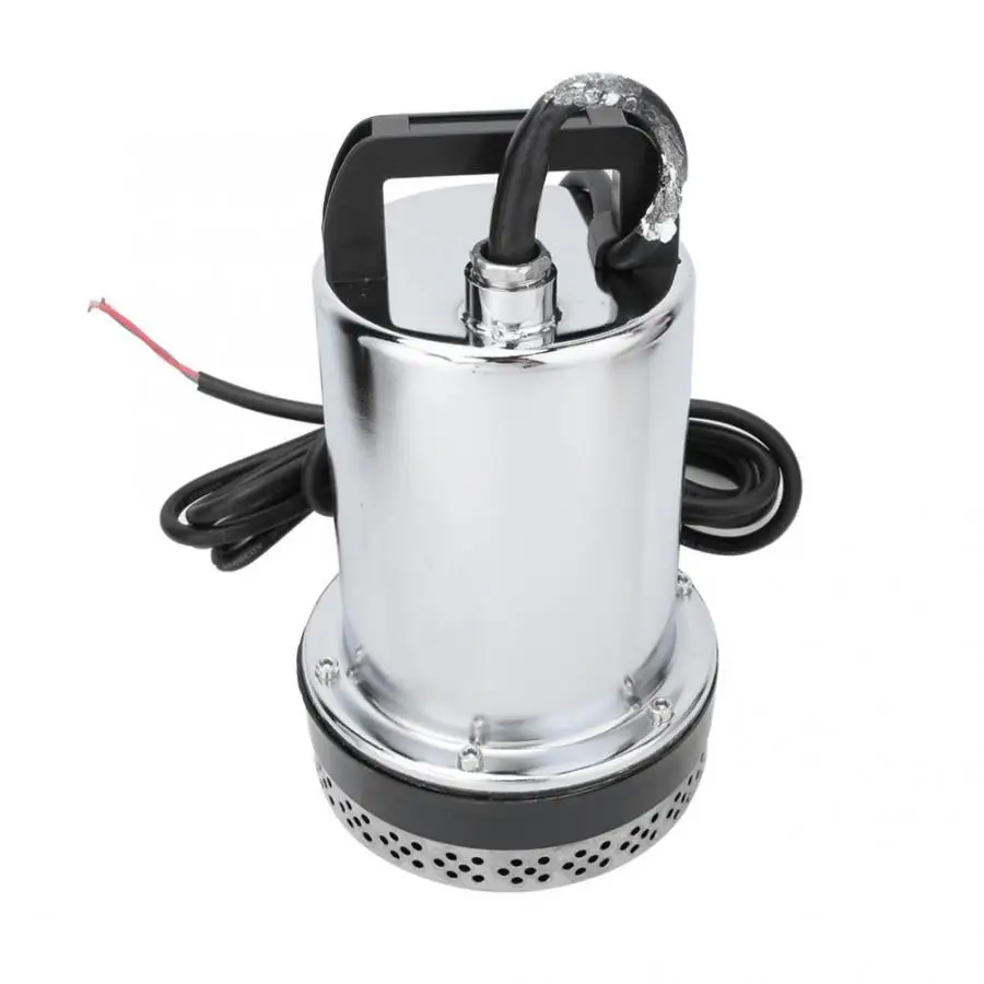 Сталь DC 12V высокий подъем погружной водяной насос сталь(1 ''12V-180W-11m/2,5 m линия