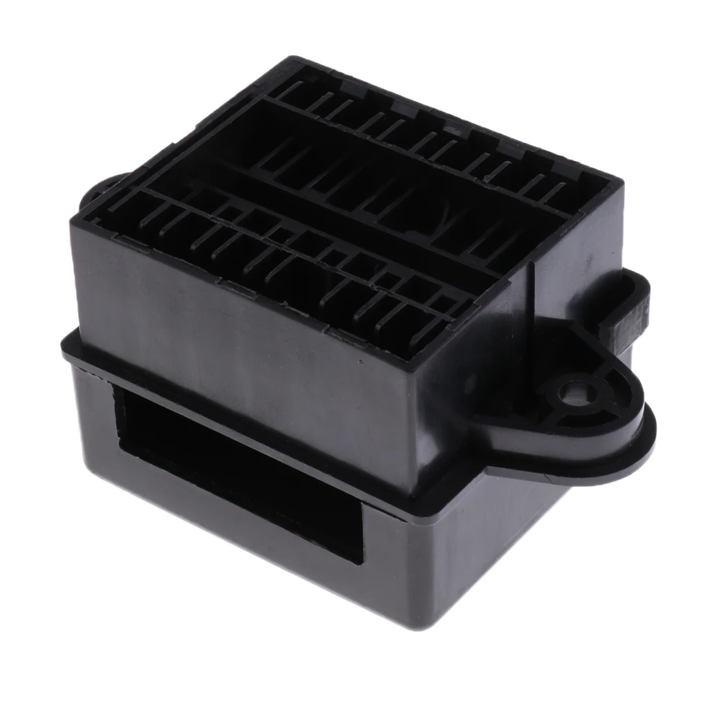 Car Vehicle Truck 12V-32V 12 Way Medium Relay Fuse Box Holder Terminals