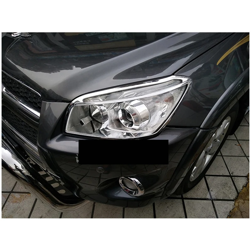 Автомобильные фары из АБС-пластика lsrtw2017 для toyota rav4 2008 2009 2010 2011 2012 хромированные