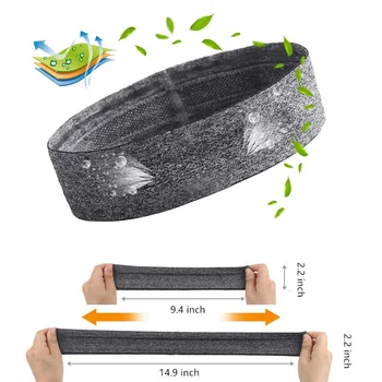 

Air Permeability &Sweat Absorption Sports Yoga Sweatband Unisex Elastic Gym Cycling Fitness Safety Hair Band Fitness Accessories