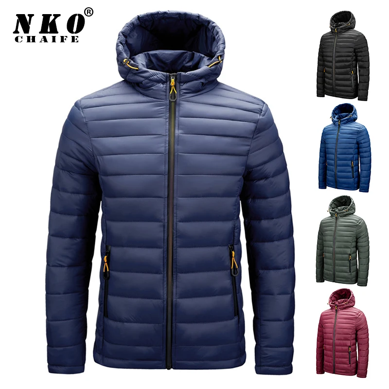 2021 Winter New Thick Warm Waterproof Casual Parkas Men Autumn Fashion