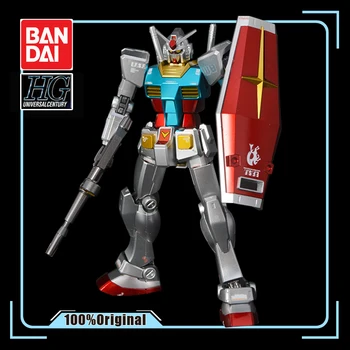 

BANDAI HG 1/144 RX-78-2 Titanium Alloy Coloring GUNDAM Assembly Model Action Toy Figures Gift