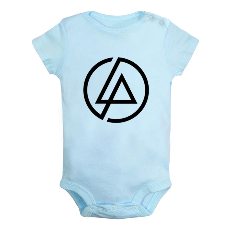 Linkin Park/комплекты одежды для новорожденных мальчиков и девочек с принтом сердца Честера БЕННИНГТОНА; комбинезон с принтом; боди для младенцев; комплекты одежды из хлопка - Цвет: JcBaby676BLD
