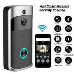 Smart Home Video Intercom WIFI Outdoor Wireless Doorbell Phone Door Bell Camera 720P HD Security PIR Night Vision Phone Intercom