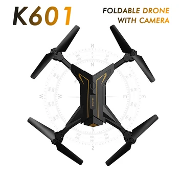 

KY601 Foldable Drone Drone with Camera HD One-Key Return Real-Time WIFI FPV Quadcopter Follow Me RC Helicopter Dron Gift Toys