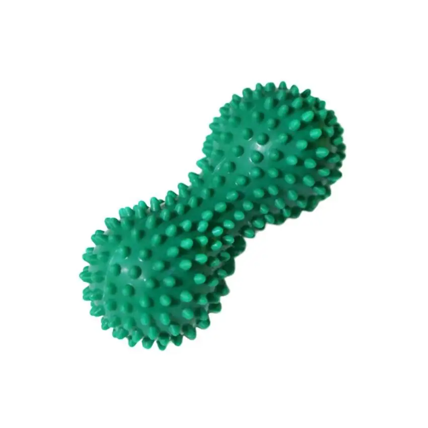 Армейский зеленый 7cm Peanut Shaped Massage Ball PVC Stress Foot MassagerFor Body Exercise Therapy - Цвет: Армейский зеленый