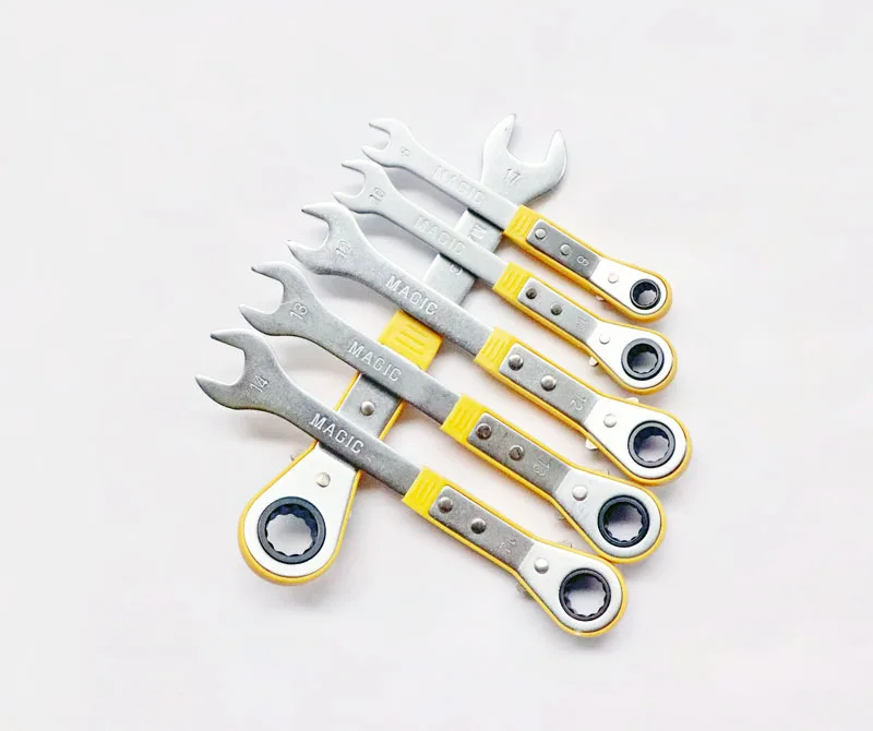 

Double head tchet wrench CRV material combination wrench mechanic tools