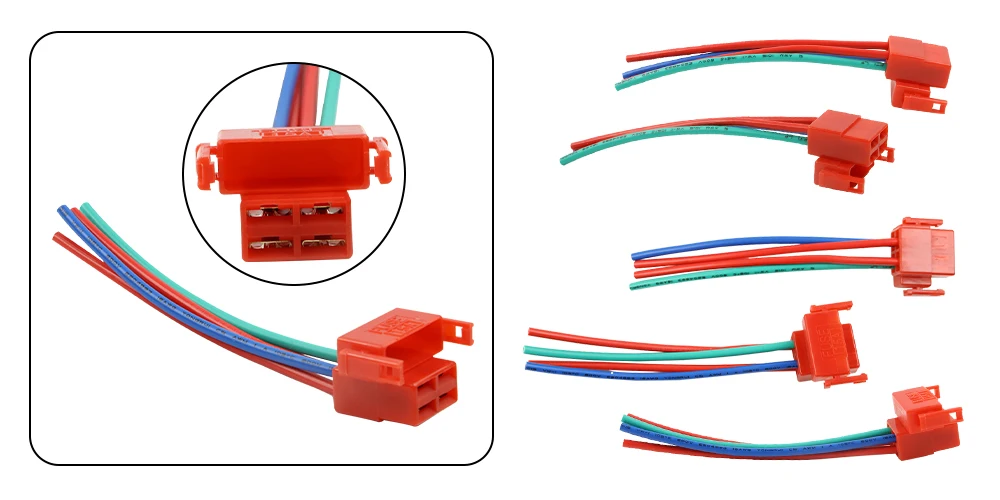 Relais-Starter-Magnetstecker, Verkabelungsstecker für Honda Shadow 600 1100 CBR 600 CBR 929 CBR 1000 CB650 CB750 CB900 GL1500 VT 600 700 – Detail 2