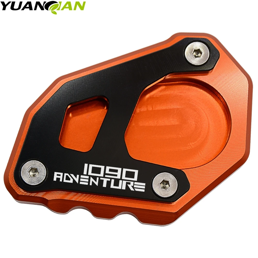 Orange and Black YUANQIAN мотоцикл для KTM 1290 супер ADV подставка для ног подножка сбоку расширение Pad для KTM 1050 1090 1190 1290 супер Приключения R - Цвет: Orange and Black