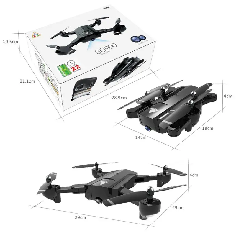 SG900 gps Дрон с камерой HD 720P без камеры FPV Wifi RC дроны авто возврат Квадрокоптер вертолет 634F