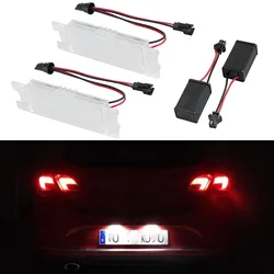Bevinsee Voiture LED Lampe D'éclairage De Plaque D'immatriculation Pour Vauxhall Opel Zafira B Astra H 2004 2005 2006 2007 2008 2009 2010 Canbus 