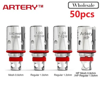 

20pcs/50pcs Original Artery PAL II Coil with Mesh 0.6ohm/Regular 1.2ohm for Artery PAL 2 Pod Kit Artery PAL 2 Replacement Coil