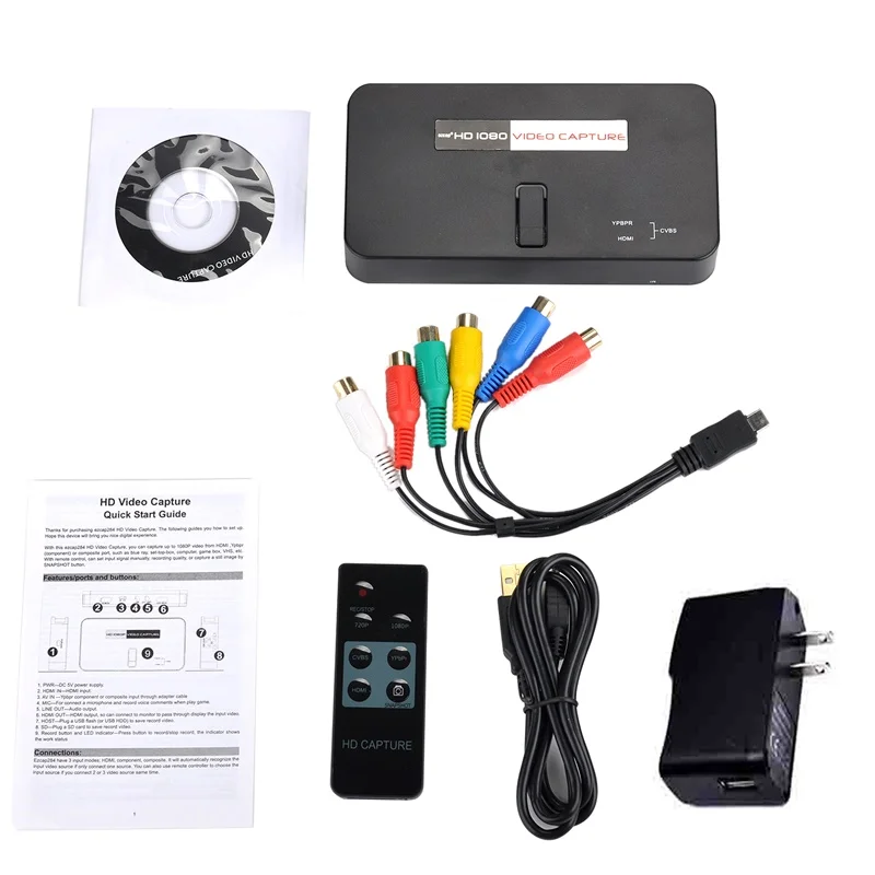 Caixa de Captura de Vídeo Grabber para Xbox Ezcap Hdmi-jogo Compatível hd Ps3 Ps4 tv Médica Online 284 1080p - Imagem 4