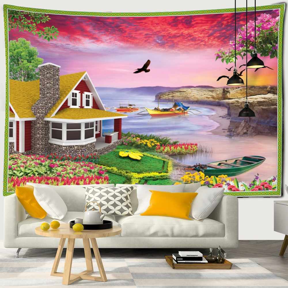 Beautiful Scenery Landscape Tapestry Wall Hanging