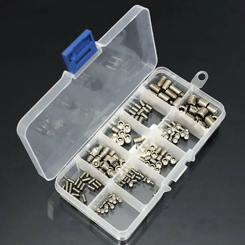 

2019 New Stainless Steel Allen Head Socket Hex Grub Screw Assortment Kit Internal Hex Screw For Door Handles
