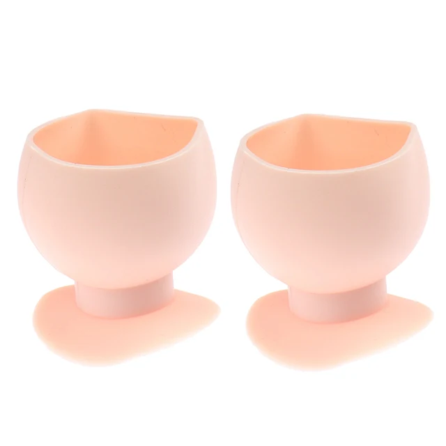 2pcs Cup type door knob Dust covers Round Rubber Wall Protector Door Handle Bumper Guard Stopper Baby Safety Supplies Crash Pad PK