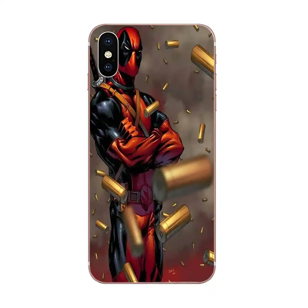 ultra thin pattern cartoon deadpool for htc desire 530 626 628
