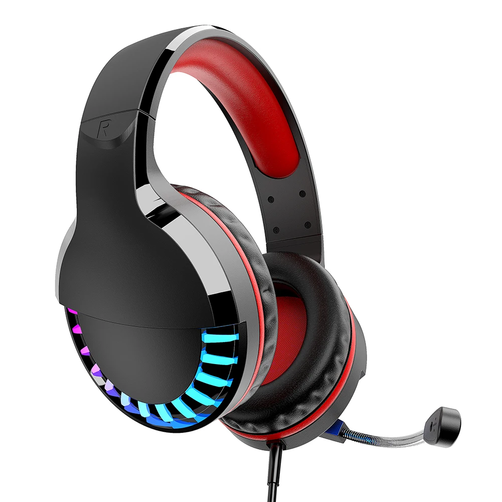 3 5mm Wired LED Gaming Headphone Over Ear Earphone Headset for Computer PS4 Desktop Laptop Classic Supplies Accessaries