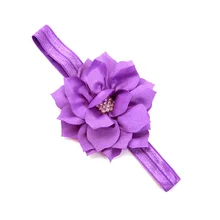 A13, европейский и американский стиль, стиль, Лидер продаж, детская лента для волос, двухслойная, с воланами, спереди, с цветами, повязка для волос, для младенцев