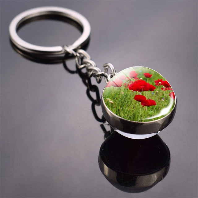 supreme balls keychain