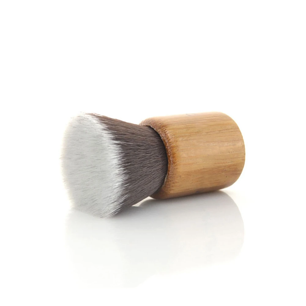 

Branch Circle Head Brush Bamboo Handle Mini- More Function Flat Foundation Make-up Brush Bamboo Handle Nylon