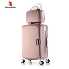 Для женщин 2" 24" 2" дюймов путешествия чемодан-тележка на борт чехол прокатки чехол на колесах Для женщин прокатки Чемодан s