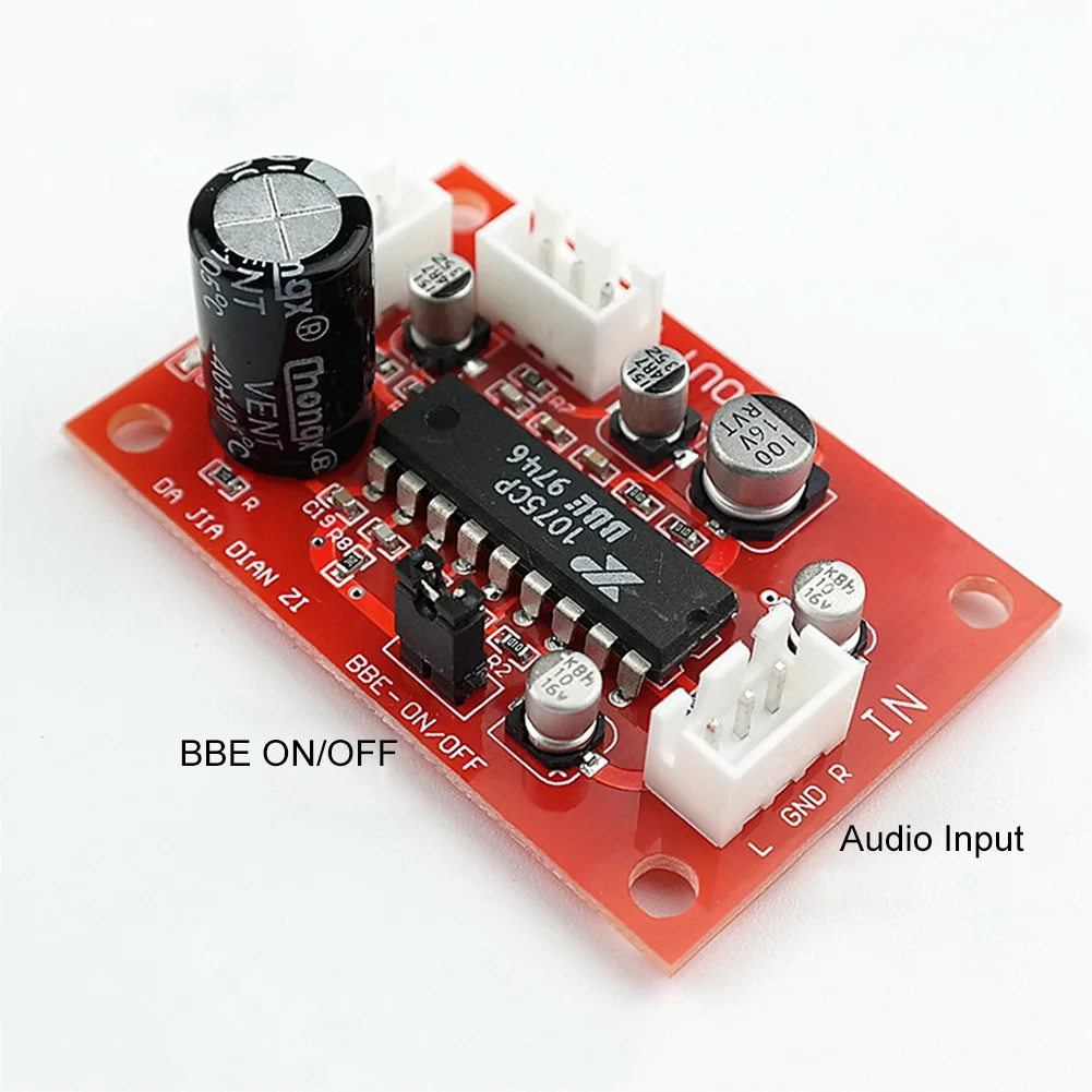 Taidacent XR1075 BBE Sound Processor Tone Board Preamp Audio Module to Improve The Clarity of High and Low Sounds