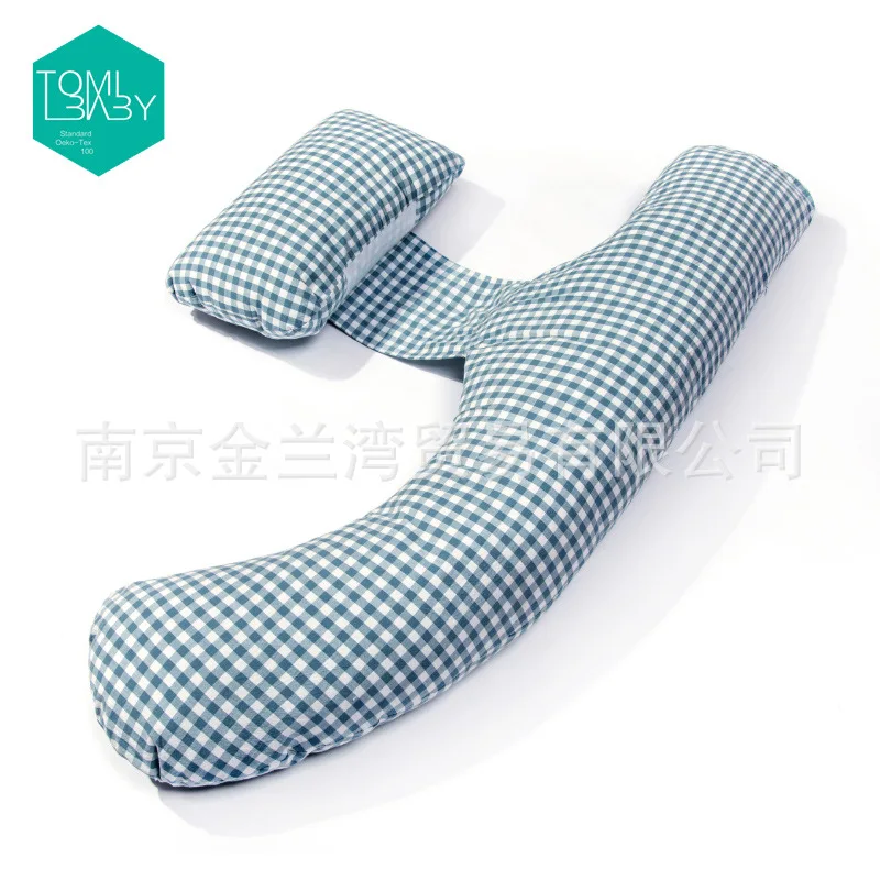 

Cotton Pregnant Women Sleeping Pillow Maternity Pillow Waist Pillow U-SHAPE Pillow Extra-large Multi-functional Back Cushion Who