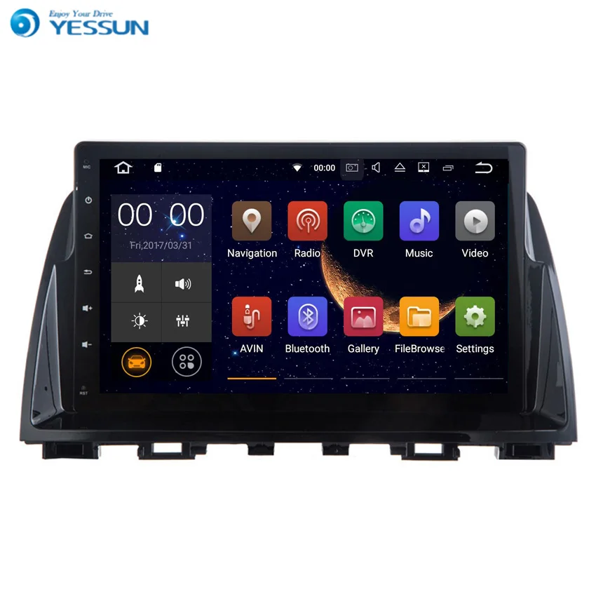 Автомобильный мультимедийный проигрыватель YESSUN для Mazda 6 Atenza 2013 2015 Android GPS