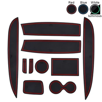 

Car Gate Slot Mat Dustproof Nonslip Door Groove Pad Mat For Renault Clio 4 Car Interior Styling Accessories