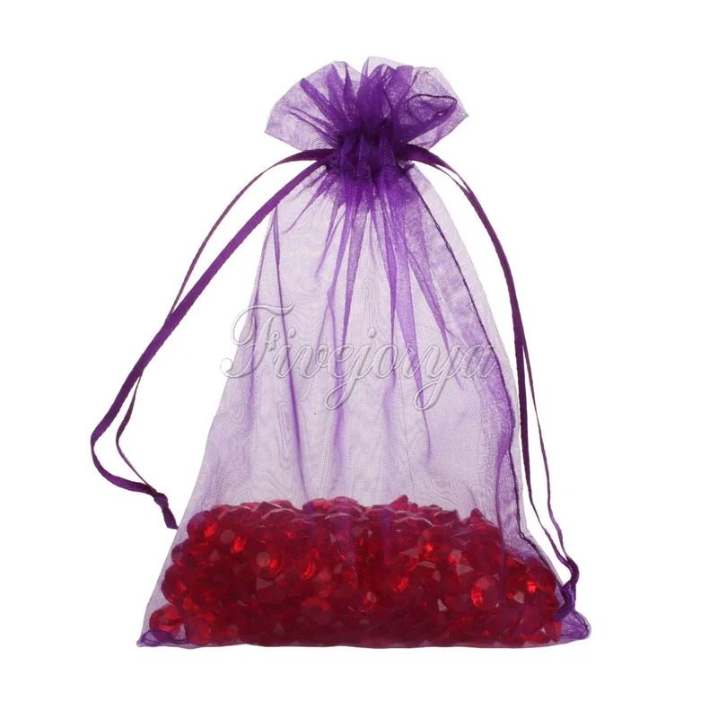 100 шт. прозрачные сумки из органзы 10 х15 см|bag a|bag fbag for |