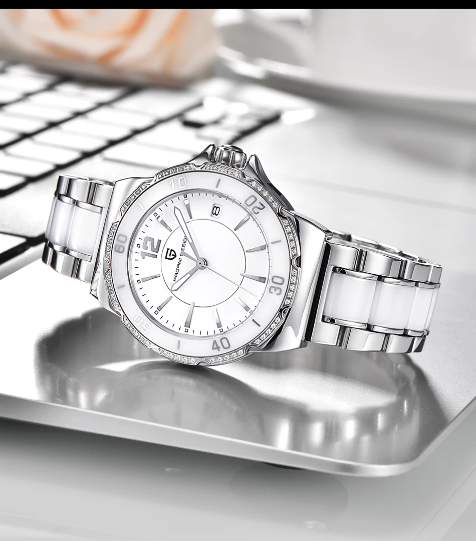 PAGANI Дизайн женские высококачественные керамические кварцевые часы женские роскошные брендовые модные элегантные водонепроницаемые часы Relogio Feminino