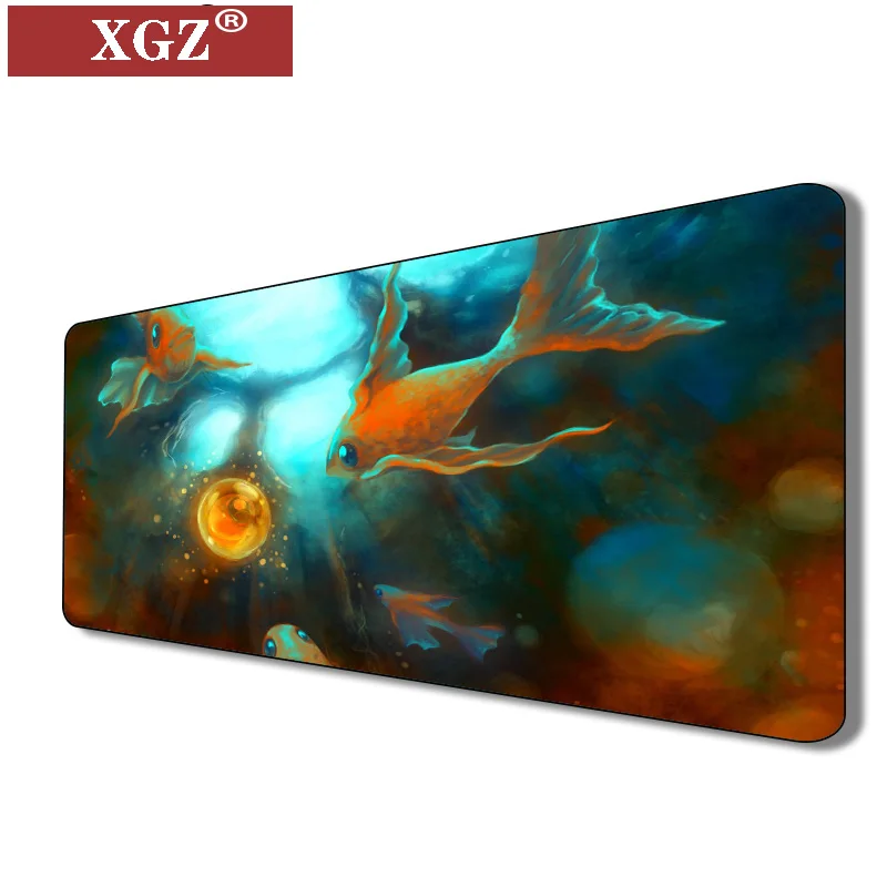 

XGZ Ocean Aquarium Mouse Pad Is Suitable for Desk Pad, Eye Protection, Comfortable Non-slip Computer Game Player Pad Rubber csgo
