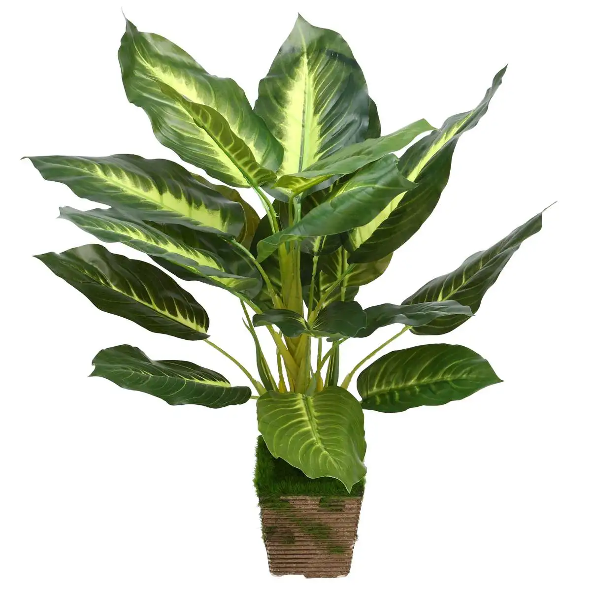 

40cm Artificial Plants Plastic Evergreen Fake Flower Greenery DIY Plants Pot Bonsai Banquet Party Wedding Decoration Supplies
